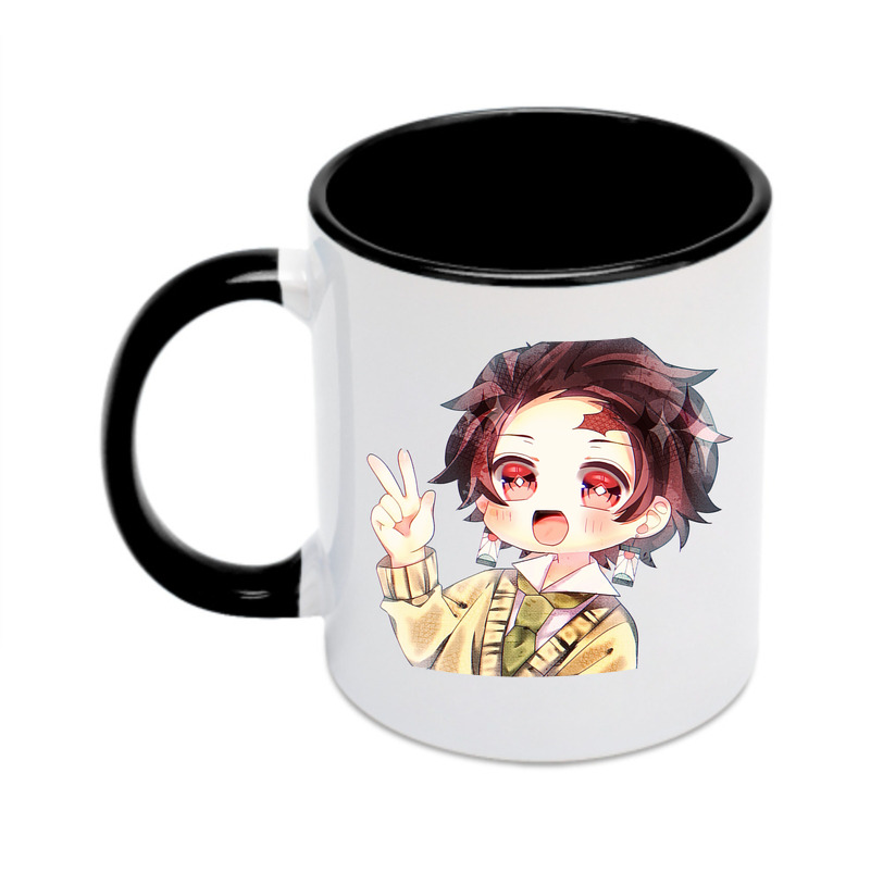 （画像用） 鬼滅の刃 竈門 炭治郎／かまど たんじろう Kamado Tanjirou カラーマグカップ