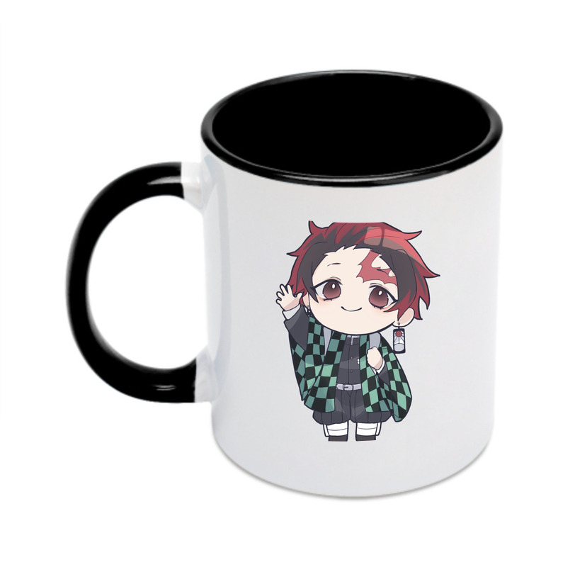 （画像用） 鬼滅の刃 竈門 炭治郎／かまど たんじろう Kamado Tanjirou カラーマグカップ
