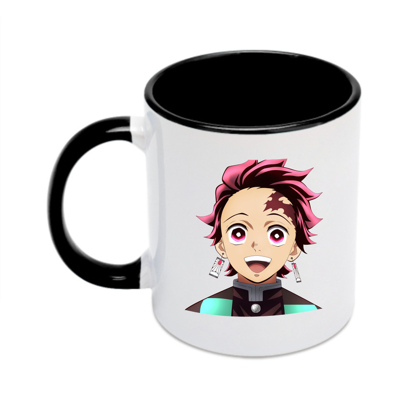 （画像用） 鬼滅の刃 竈門 炭治郎／かまど たんじろう Kamado Tanjirou カラーマグカップ