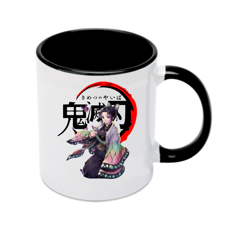 （画像用） 鬼滅の刃（きめつのやいば）蟲柱-胡蝶 しのぶ／こちょう しのぶ Kochou Shinobu カラーマグカップ