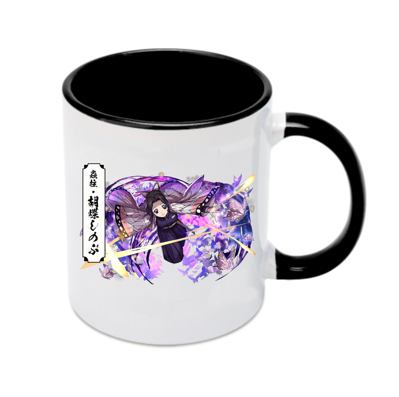 （画像用） 鬼滅の刃（きめつのやいば）蟲柱-胡蝶 しのぶ／こちょう しのぶ Kochou Shinobu カラーマグカップ
