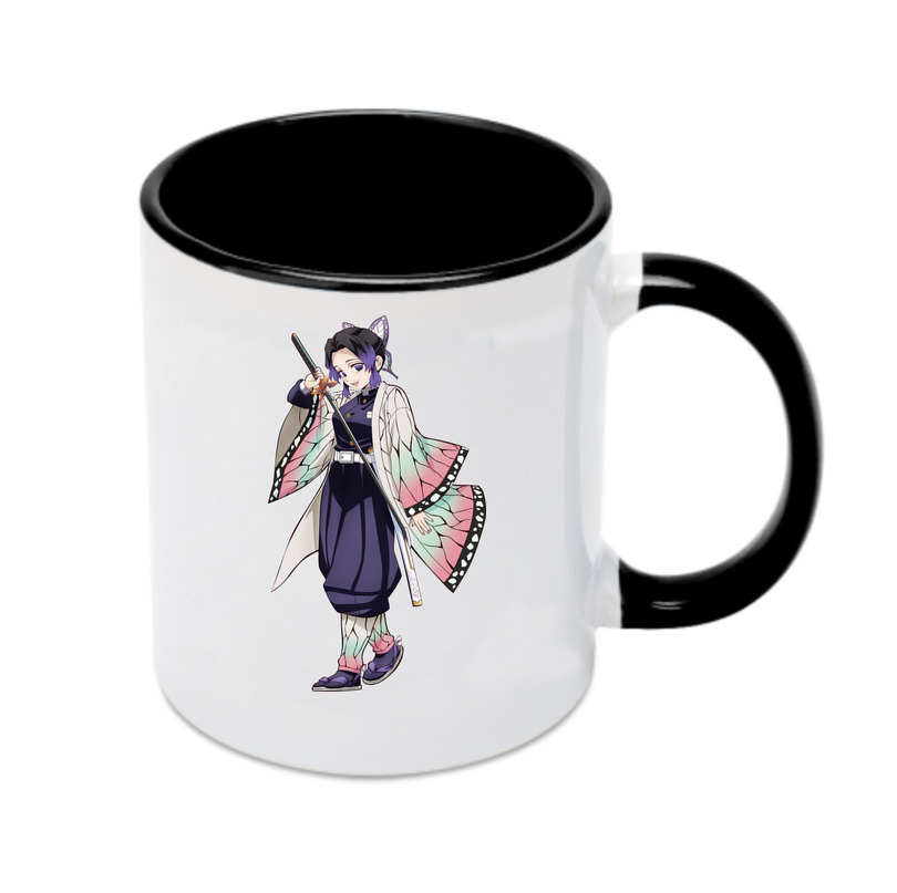 （画像用） 鬼滅の刃（きめつのやいば）蟲柱-胡蝶 しのぶ／こちょう しのぶ Kochou Shinobu カラーマグカップ