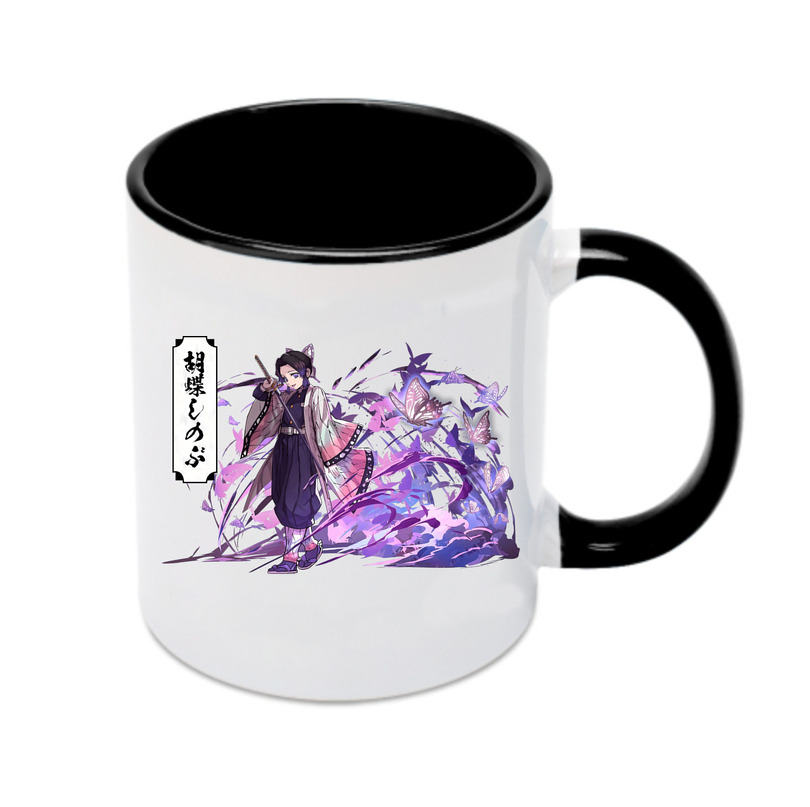 （画像用） 鬼滅の刃（きめつのやいば）蟲柱-胡蝶 しのぶ／こちょう しのぶ Kochou Shinobu カラーマグカップ