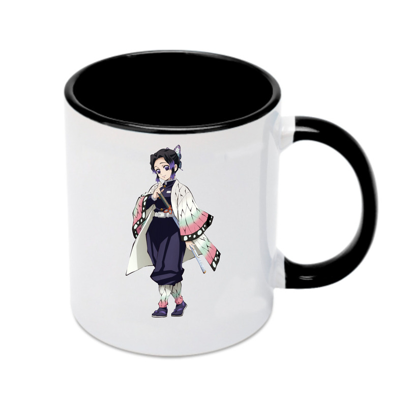 （画像用） 鬼滅の刃（きめつのやいば）蟲柱-胡蝶 しのぶ／こちょう しのぶ Kochou Shinobu カラーマグカップ