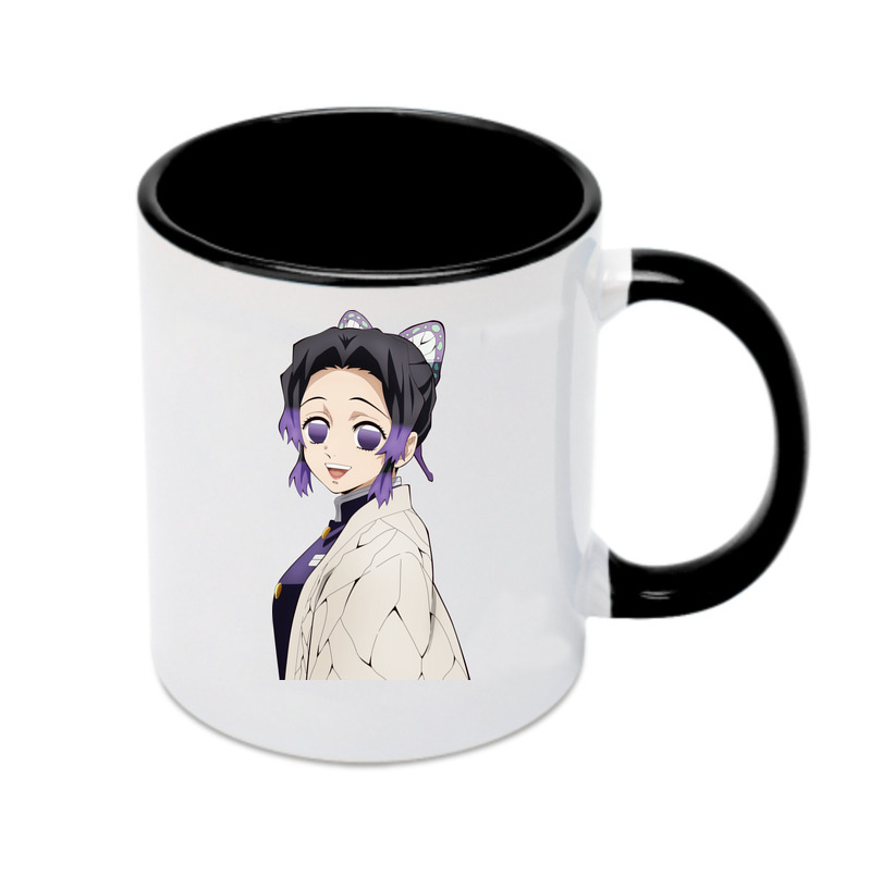 （画像用） 鬼滅の刃（きめつのやいば）蟲柱-胡蝶 しのぶ／こちょう しのぶ Kochou Shinobu カラーマグカップ