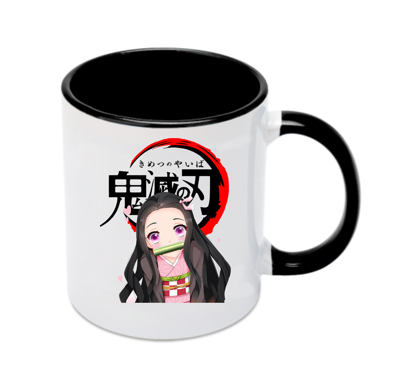 （画像用） 鬼滅の刃（きめつのやいば）竈門 禰󠄀豆子／かまど ねずこ Kamado Nezuko カラーマグカップ