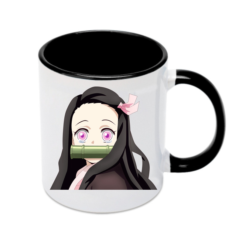 （画像用） 鬼滅の刃（きめつのやいば）竈門 禰󠄀豆子／かまど ねずこ Kamado Nezuko カラーマグカップ