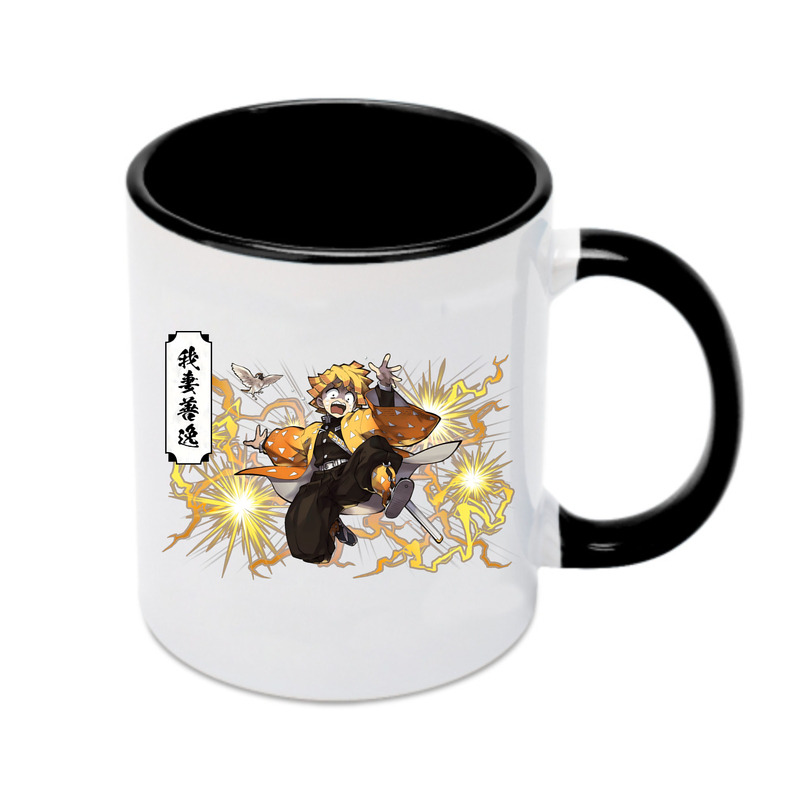 （画像用） 鬼滅の刃（きめつのやいば）我妻 善逸／あがつま ぜんいつ Agatsuma Zenitsu カラーマグカップ