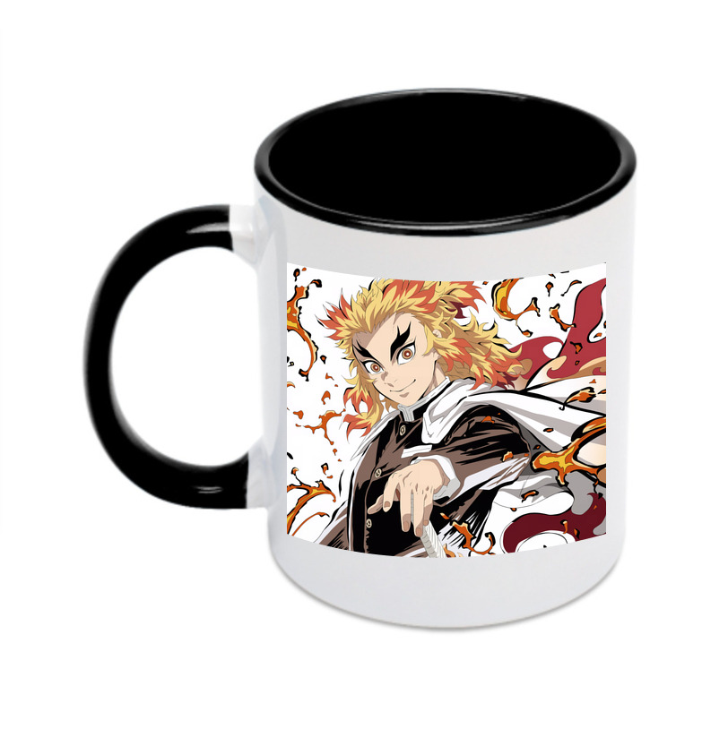 （画像用） 炎柱-煉󠄁獄 杏寿郎／れんごく きょうじゅろう Rengoku Kyoujurou カラーマグカップ