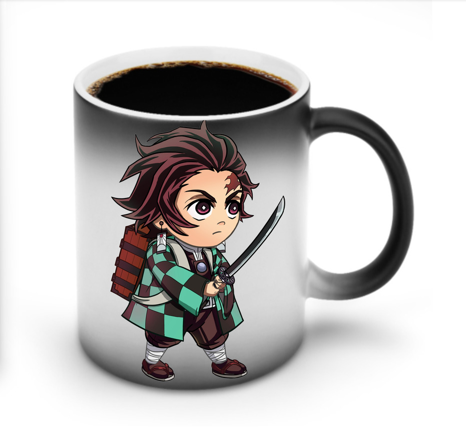 （画像用） 鬼滅の刃 竈門 炭治郎／かまど たんじろう Kamado Tanjirou 温度変色マグカップ