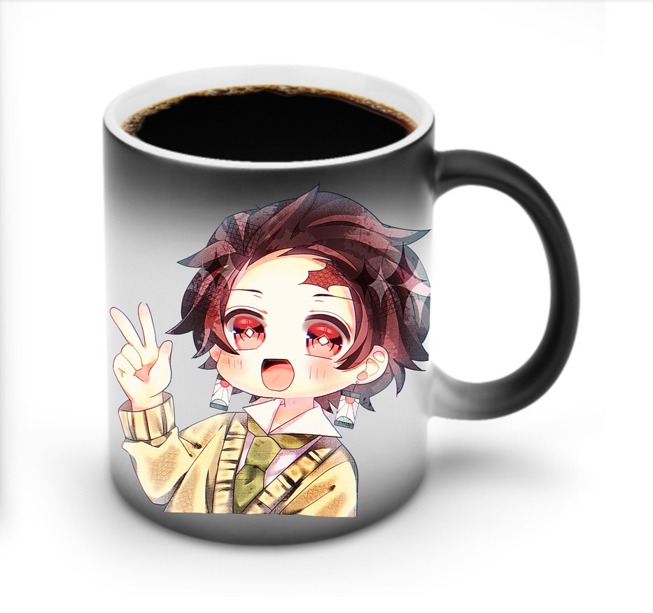 （画像用） 鬼滅の刃 竈門 炭治郎／かまど たんじろう Kamado Tanjirou 温度変色マグカップ