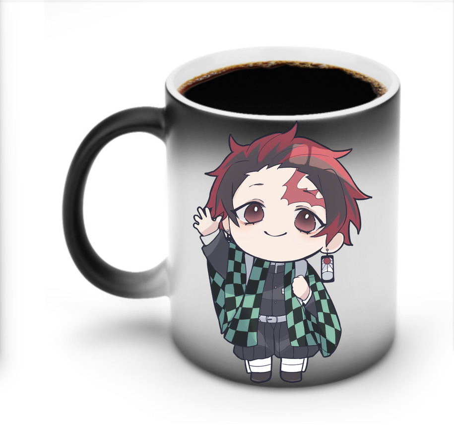（画像用） 鬼滅の刃 竈門 炭治郎／かまど たんじろう Kamado Tanjirou 温度変色マグカップ