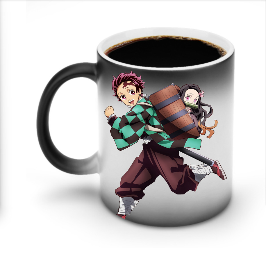 （画像用） 鬼滅の刃 竈門 炭治郎／かまど たんじろう Kamado Tanjirou 温度変色マグカップ