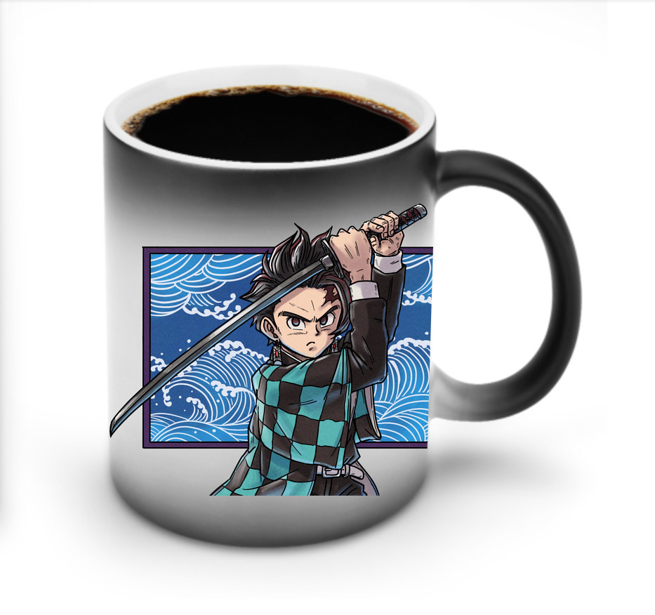 （画像用） 鬼滅の刃 竈門 炭治郎／かまど たんじろう Kamado Tanjirou 温度変色マグカップ