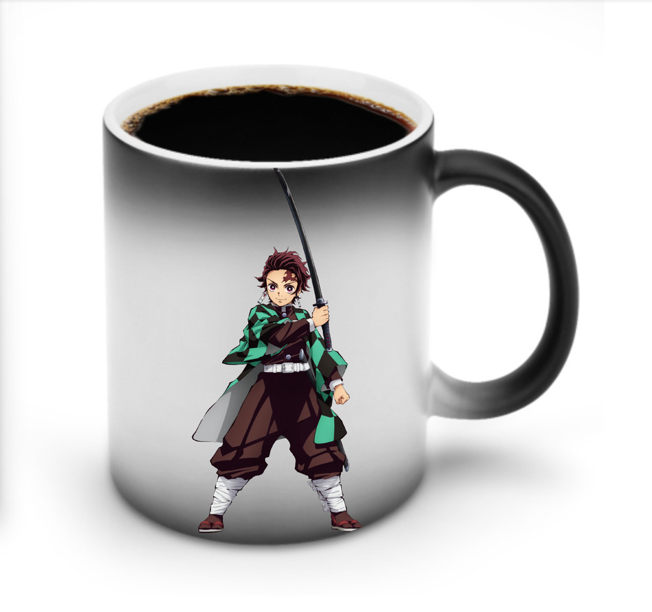 （画像用） 鬼滅の刃 竈門 炭治郎／かまど たんじろう Kamado Tanjirou 温度変色マグカップ