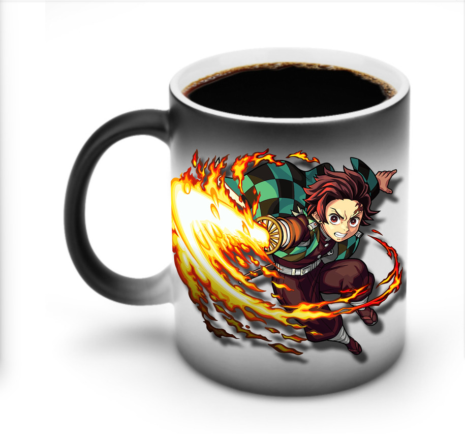 （画像用） 鬼滅の刃 竈門 炭治郎／かまど たんじろう Kamado Tanjirou 温度変色マグカップ
