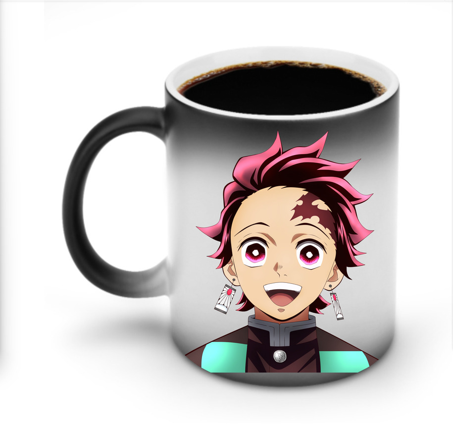 （画像用） 鬼滅の刃 竈門 炭治郎／かまど たんじろう Kamado Tanjirou 温度変色マグカップ