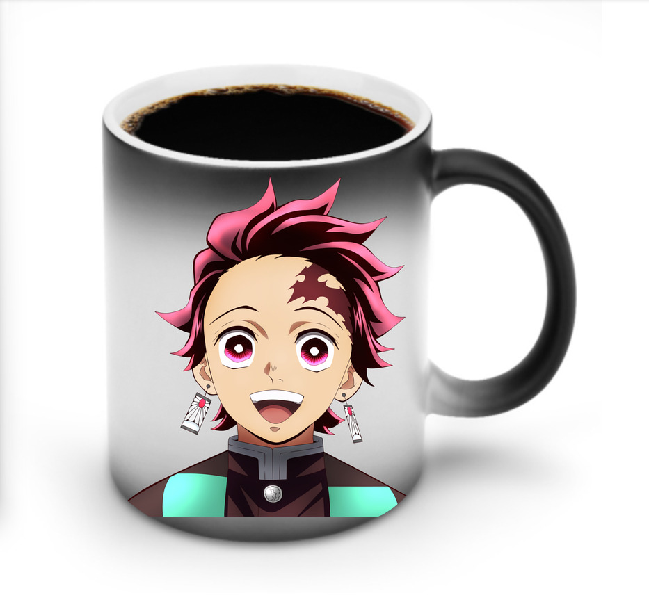 （画像用） 鬼滅の刃 竈門 炭治郎／かまど たんじろう Kamado Tanjirou 温度変色マグカップ