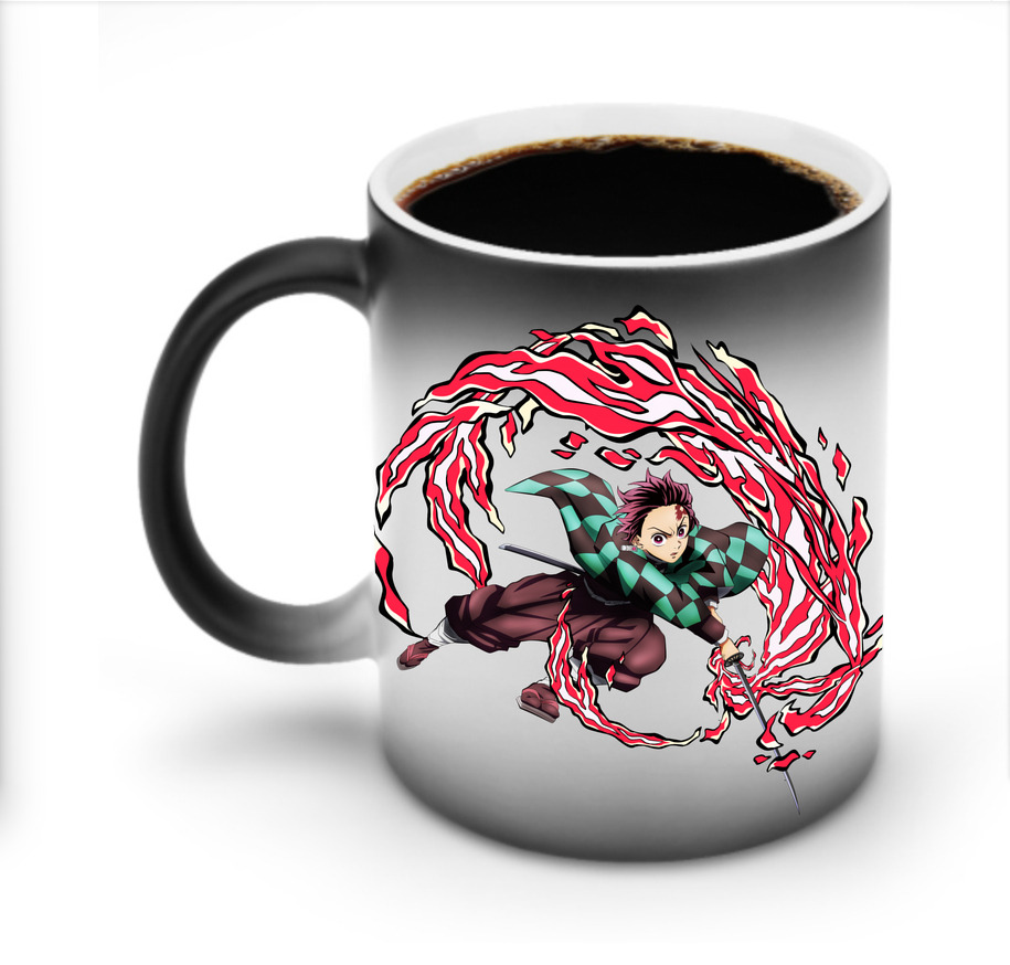 （画像用） 鬼滅の刃 竈門 炭治郎／かまど たんじろう Kamado Tanjirou 温度変色マグカップ