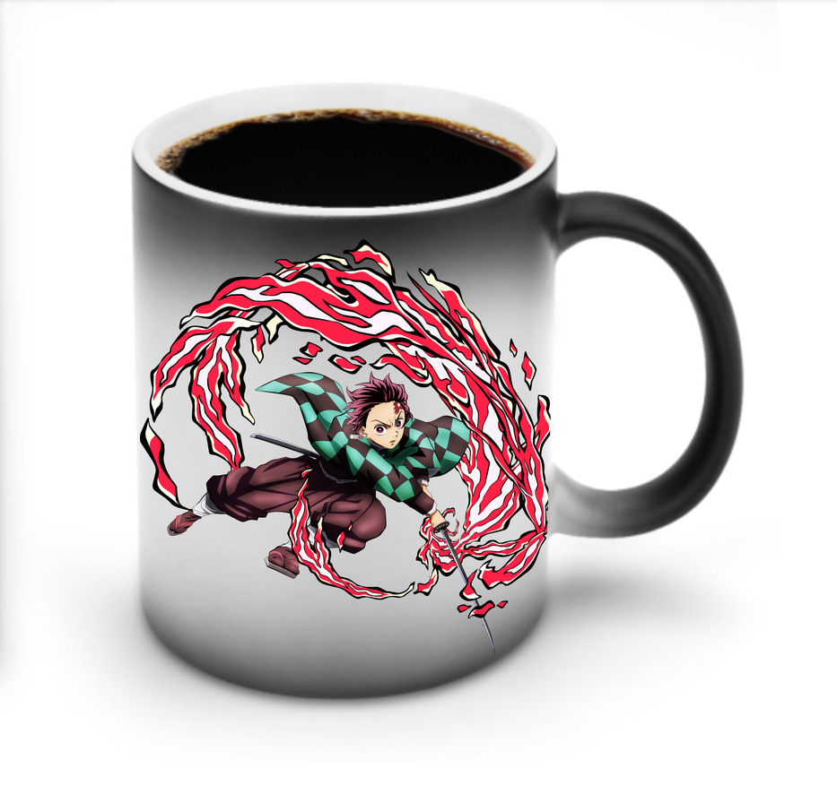 （画像用） 鬼滅の刃 竈門 炭治郎／かまど たんじろう Kamado Tanjirou 温度変色マグカップ