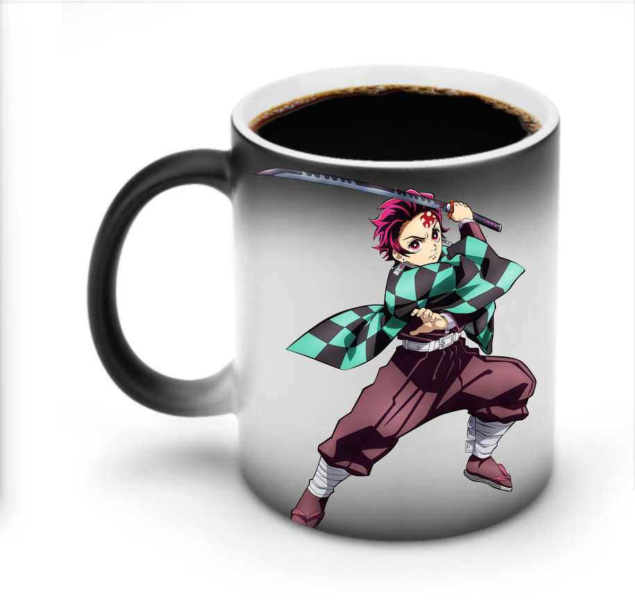 （画像用） 鬼滅の刃 竈門 炭治郎／かまど たんじろう Kamado Tanjirou 温度変色マグカップ