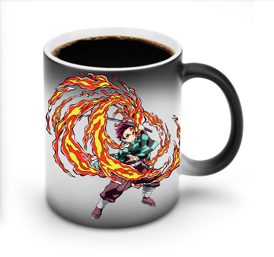 （画像用） 鬼滅の刃 竈門 炭治郎／かまど たんじろう Kamado Tanjirou 温度変色マグカップ