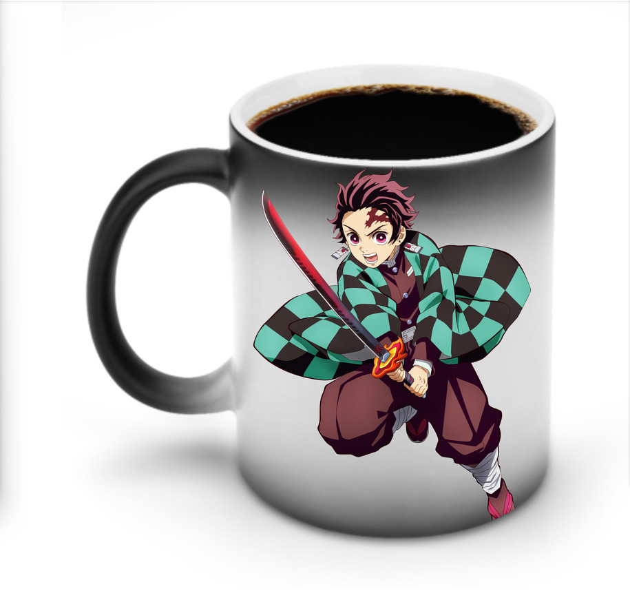 （画像用） 鬼滅の刃 竈門 炭治郎／かまど たんじろう Kamado Tanjirou 温度変色マグカップ