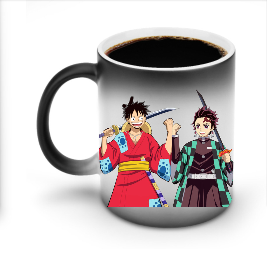 （画像用） 鬼滅の刃 竈門 炭治郎／かまど たんじろう Kamado Tanjirou 温度変色マグカップ