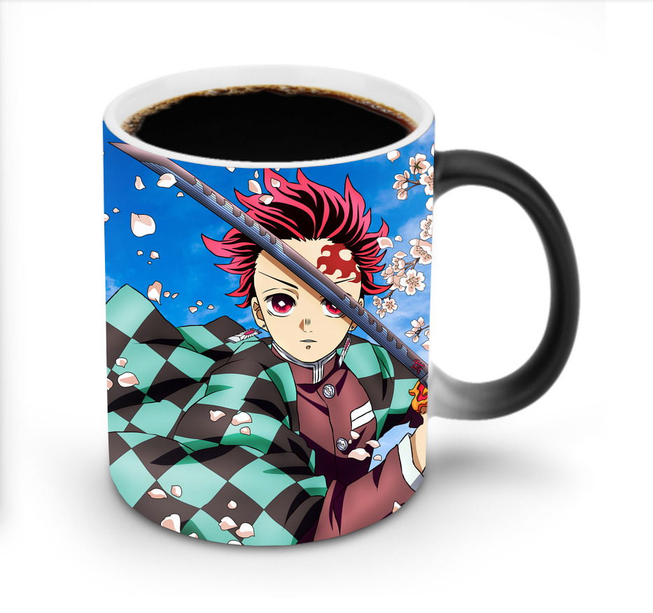 （画像用） 鬼滅の刃（きめつのやいば）竈門 炭治郎／かまど たんじろう Kamado Tanjirou 温度変色マグカップ