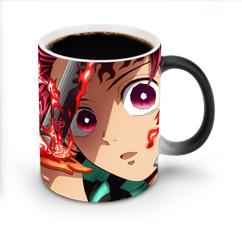 （画像用） 鬼滅の刃（きめつのやいば）竈門 炭治郎／かまど たんじろう Kamado Tanjirou 温度変色マグカップ