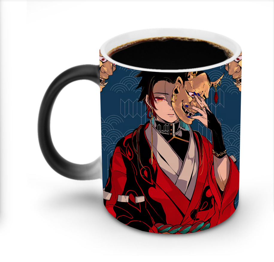 （画像用） 鬼滅の刃（きめつのやいば）竈門 炭治郎／かまど たんじろう Kamado Tanjirou 温度変色マグカップ