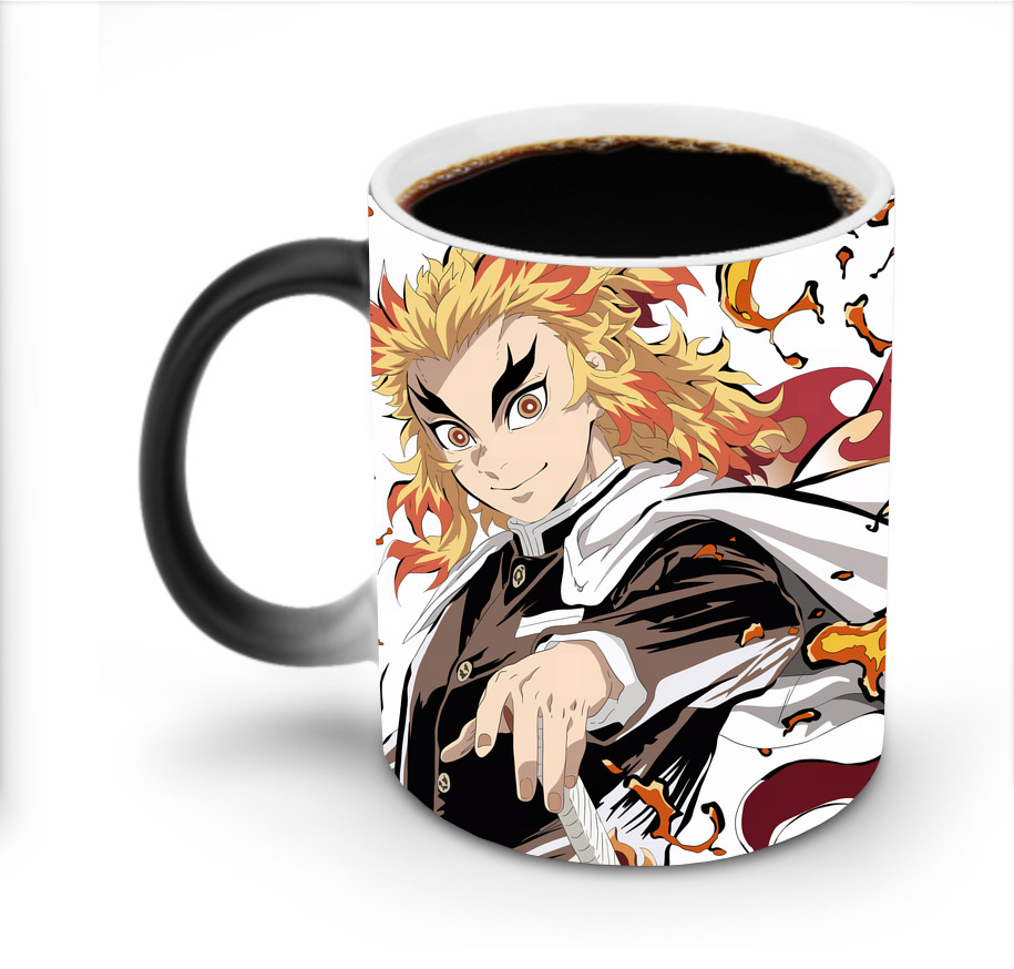 （画像用） 炎柱-煉󠄁獄 杏寿郎／れんごく きょうじゅろう Rengoku Kyoujurou 温度変色マグカップ