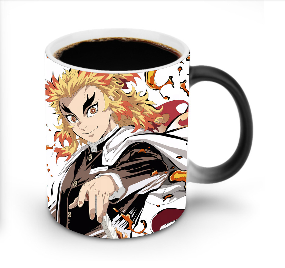（画像用） 炎柱-煉󠄁獄 杏寿郎／れんごく きょうじゅろう Rengoku Kyoujurou 温度変色マグカップ