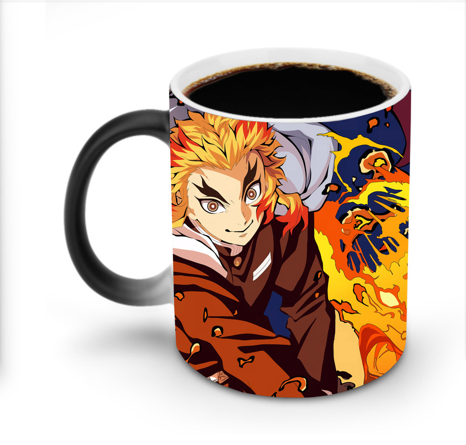 （画像用） 炎柱-煉󠄁獄 杏寿郎／れんごく きょうじゅろう Rengoku Kyoujurou 温度変色マグカップ