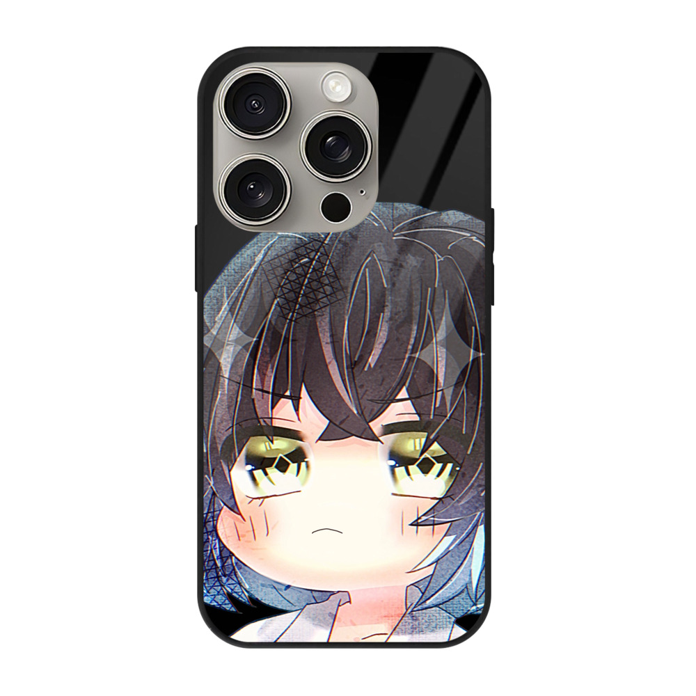 （画像用） 鬼滅の刃（きめつのやいば）嘴平 伊之助／はしびら いのすけ Hashibira Inosuke 【iPhone15Pro対応】スマホケース 耐衝撃＆黄変防止 背面ガラス