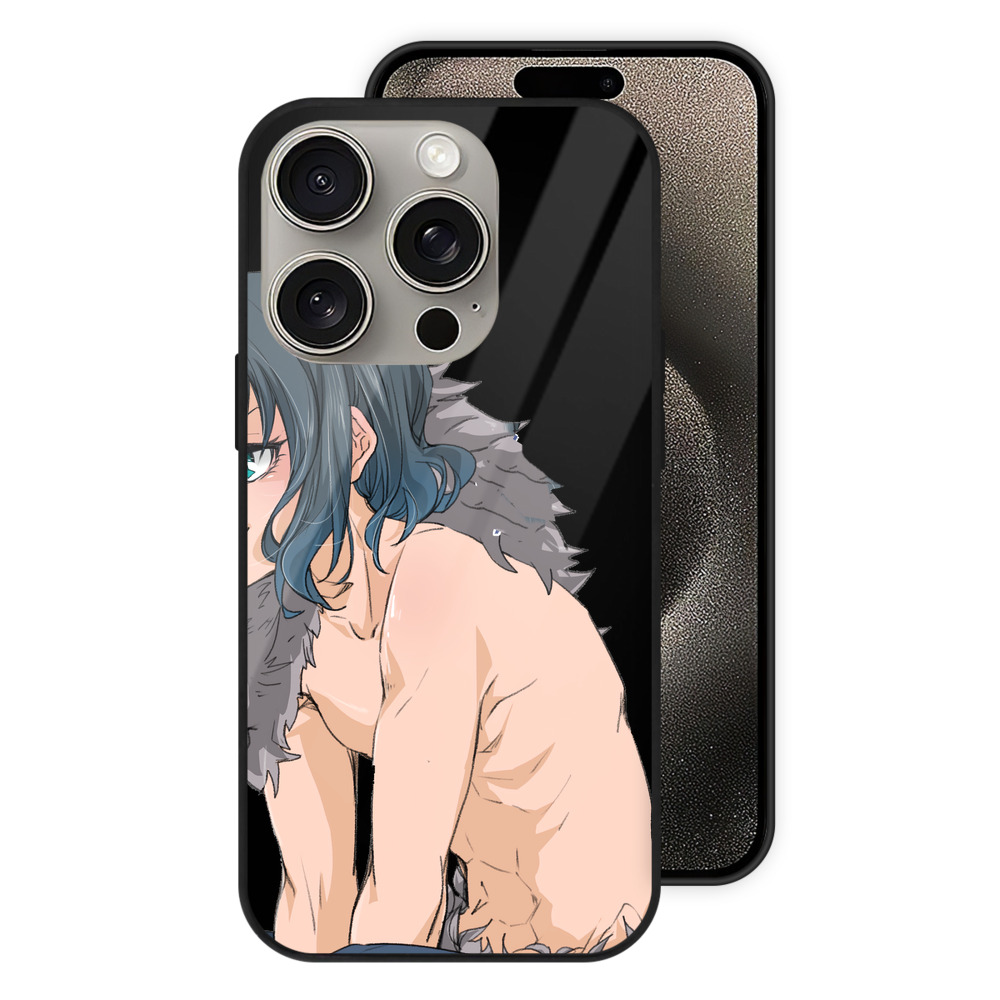 （画像用） 鬼滅の刃（きめつのやいば）嘴平 伊之助／はしびら いのすけ Hashibira Inosuke 【iPhone15Pro対応】スマホケース 耐衝撃＆黄変防止 背面ガラス