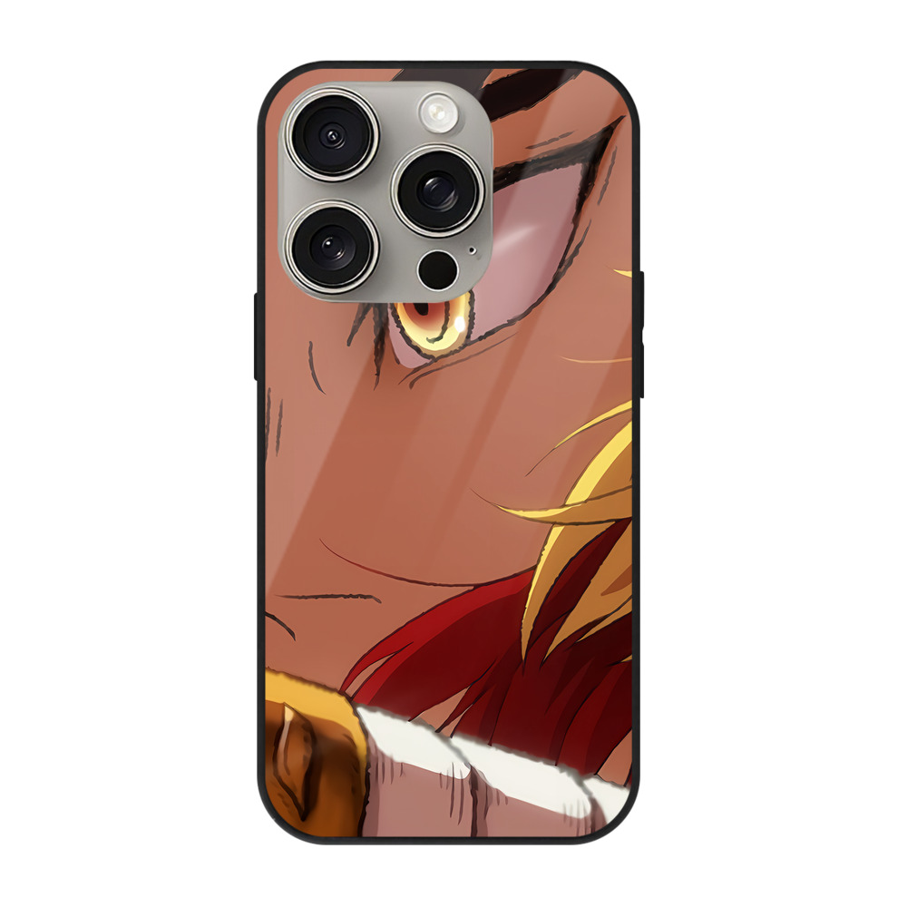 （画像用） 炎柱-煉󠄁獄 杏寿郎／れんごく きょうじゅろう Rengoku Kyoujurou 【iPhone15Pro対応】スマホケース 耐衝撃＆黄変防止 背面ガラス