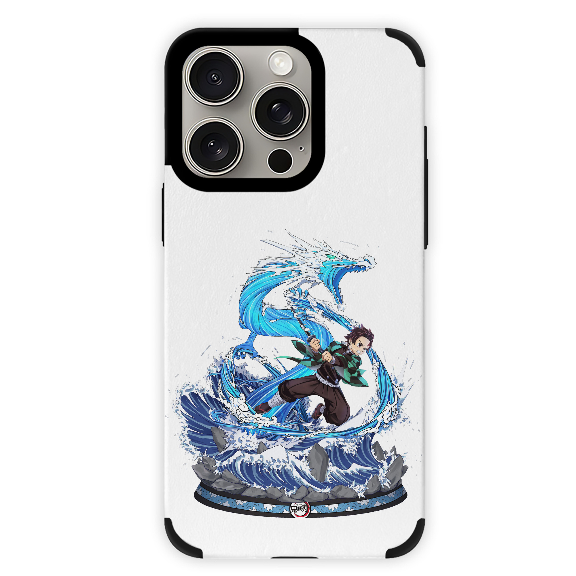 （画像用） 鬼滅の刃 竈門 炭治郎／かまど たんじろう Kamado Tanjirou 【iPhone15ProMax対応】 PUレザー スマホケース 耐衝撃＆黄変防止