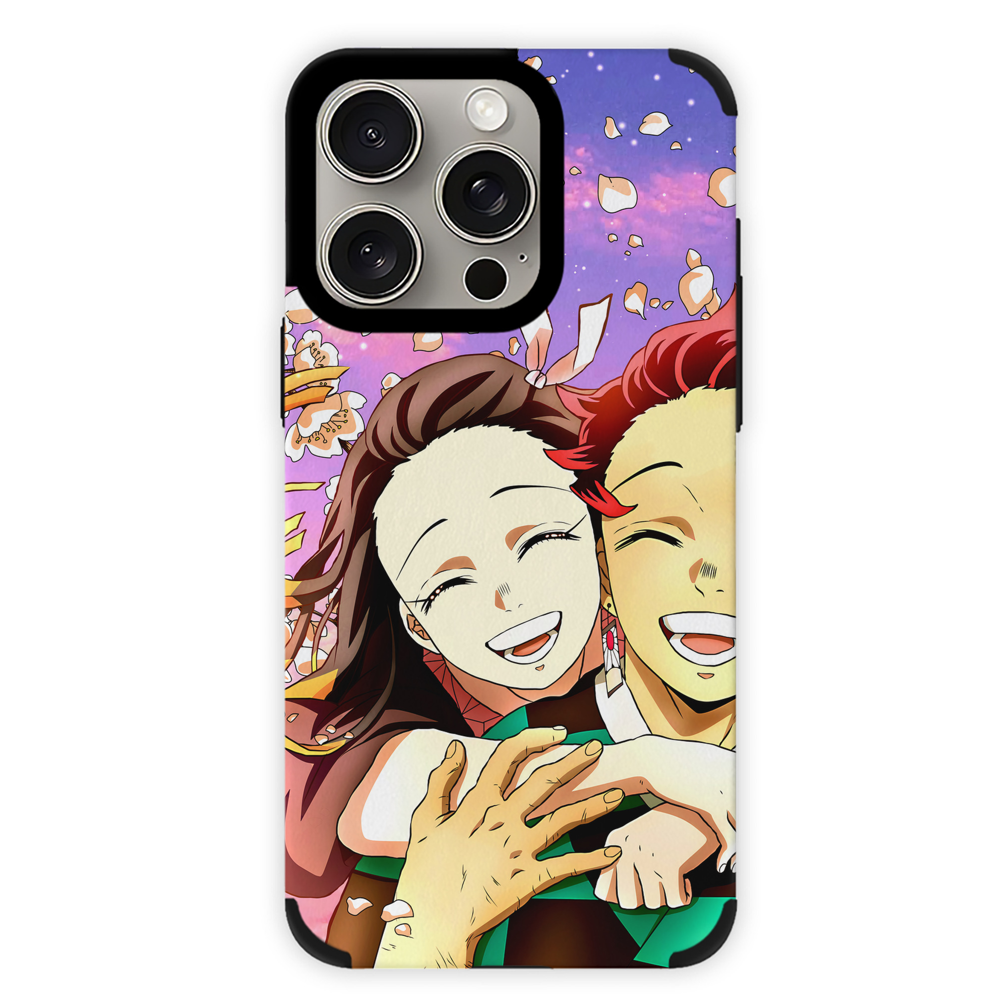 （画像用） 鬼滅の刃（きめつのやいば）竈門 炭治郎／かまど たんじろう Kamado Tanjirou 【iPhone15ProMax対応】 PUレザー スマホケース 耐衝撃＆黄変防止