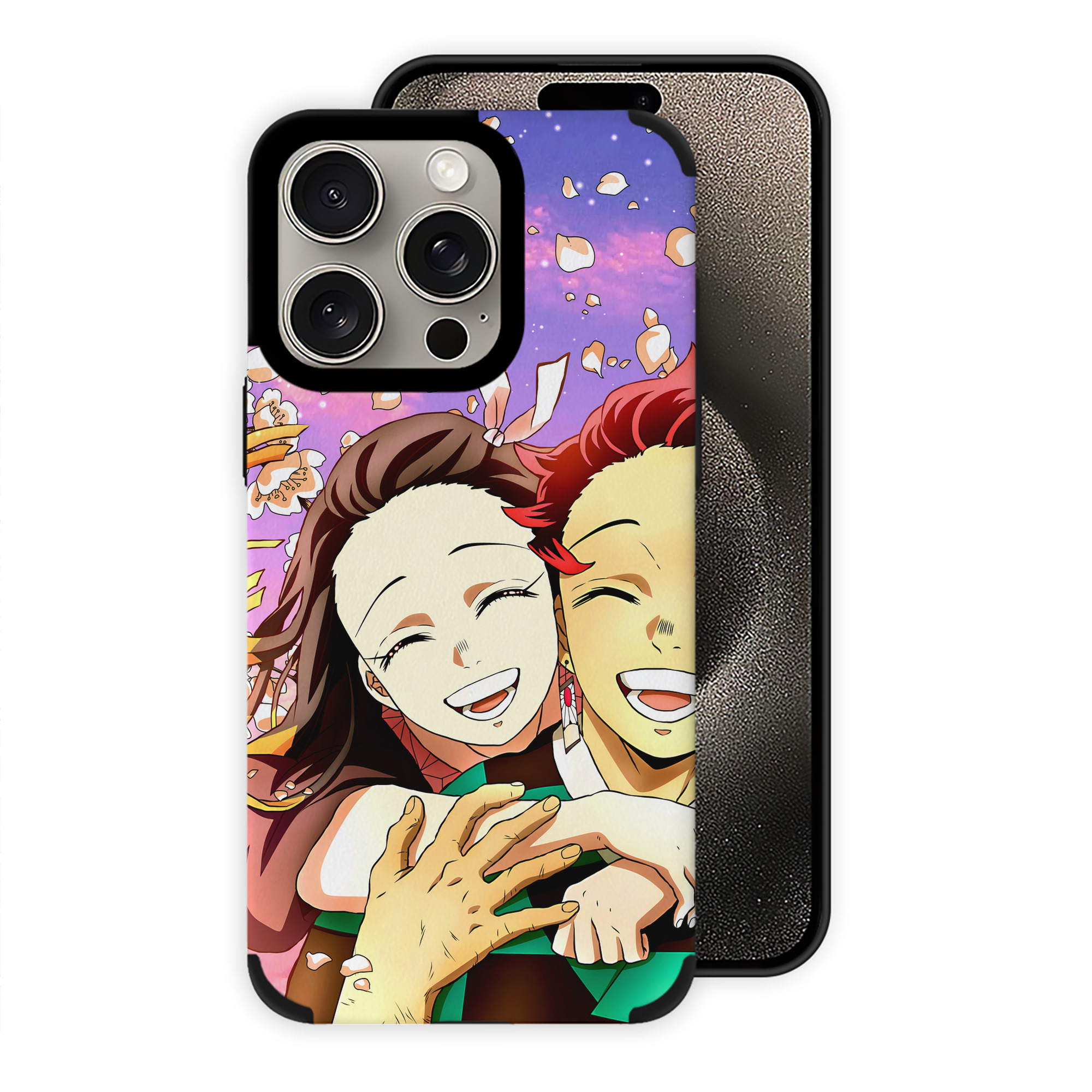 （画像用） 鬼滅の刃（きめつのやいば）竈門 炭治郎／かまど たんじろう Kamado Tanjirou 【iPhone15ProMax対応】 PUレザー スマホケース 耐衝撃＆黄変防止