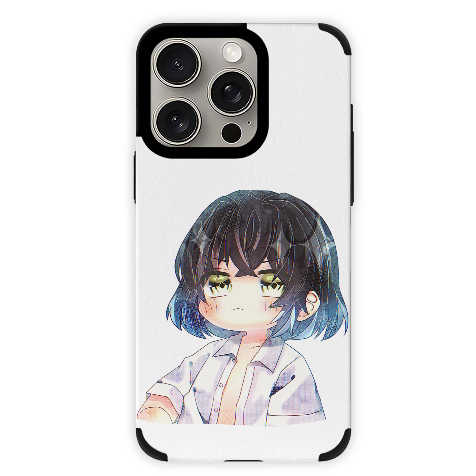 （画像用） 鬼滅の刃（きめつのやいば）嘴平 伊之助／はしびら いのすけ Hashibira Inosuke 【iPhone15ProMax対応】 PUレザー スマホケース 耐衝撃＆黄変防止