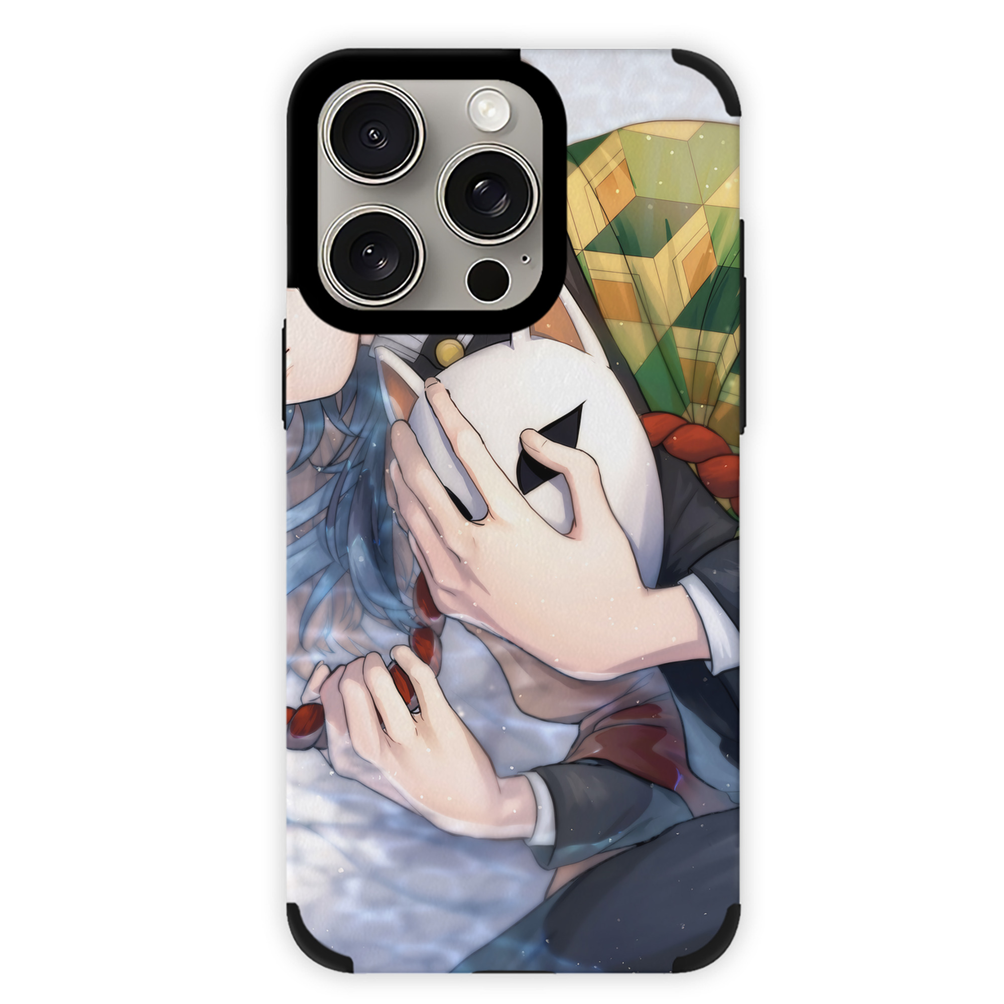 （画像用） 鬼滅の刃（きめつのやいば）水柱-冨岡 義勇／とみおか ぎゆう Tomioka Giyuu 【iPhone15ProMax対応】 PUレザー スマホケース 耐衝撃＆黄変防止
