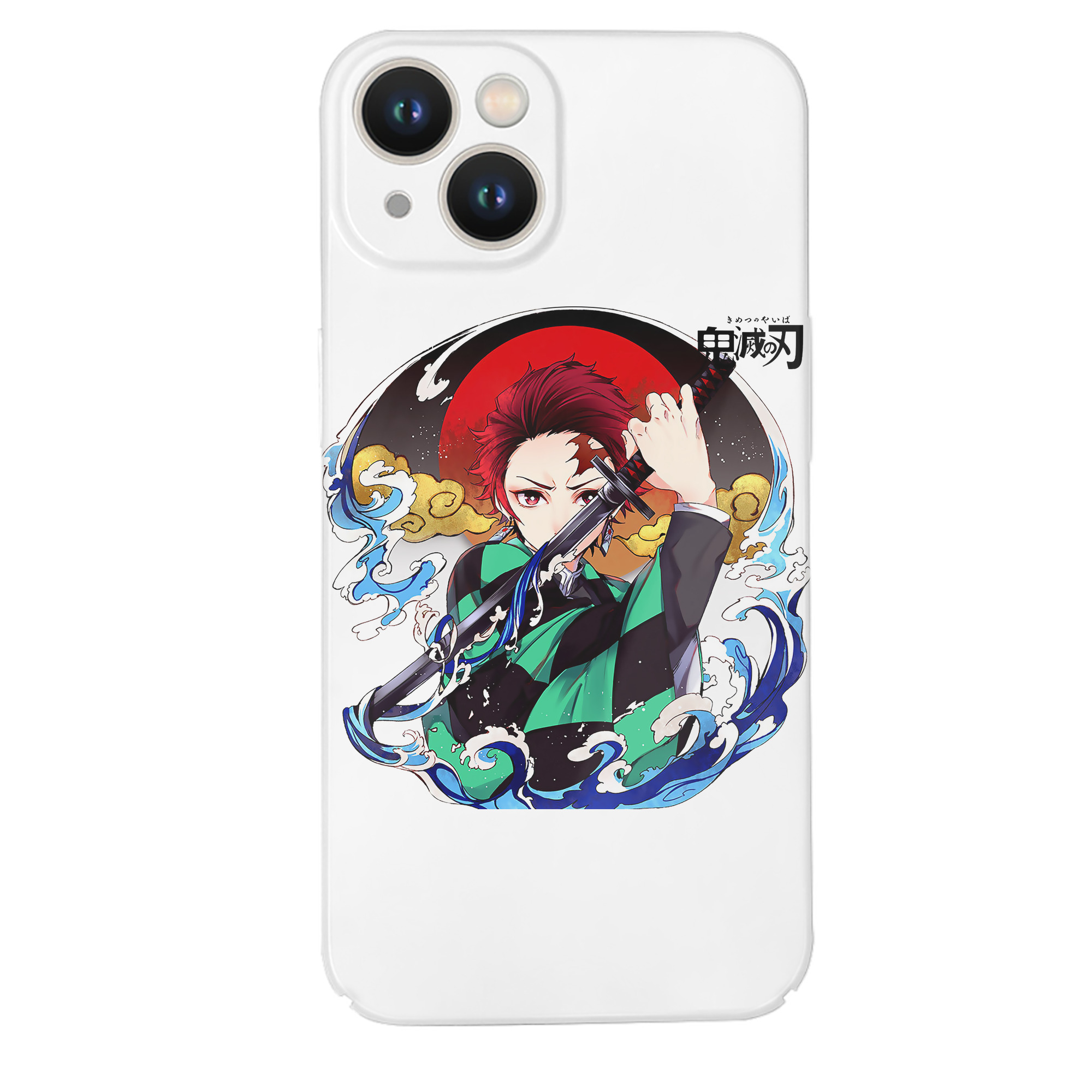 （画像用） 鬼滅の刃 竈門 炭治郎／かまど たんじろう Kamado Tanjirou 【iPhone 14シリーズ対応】ハードケース