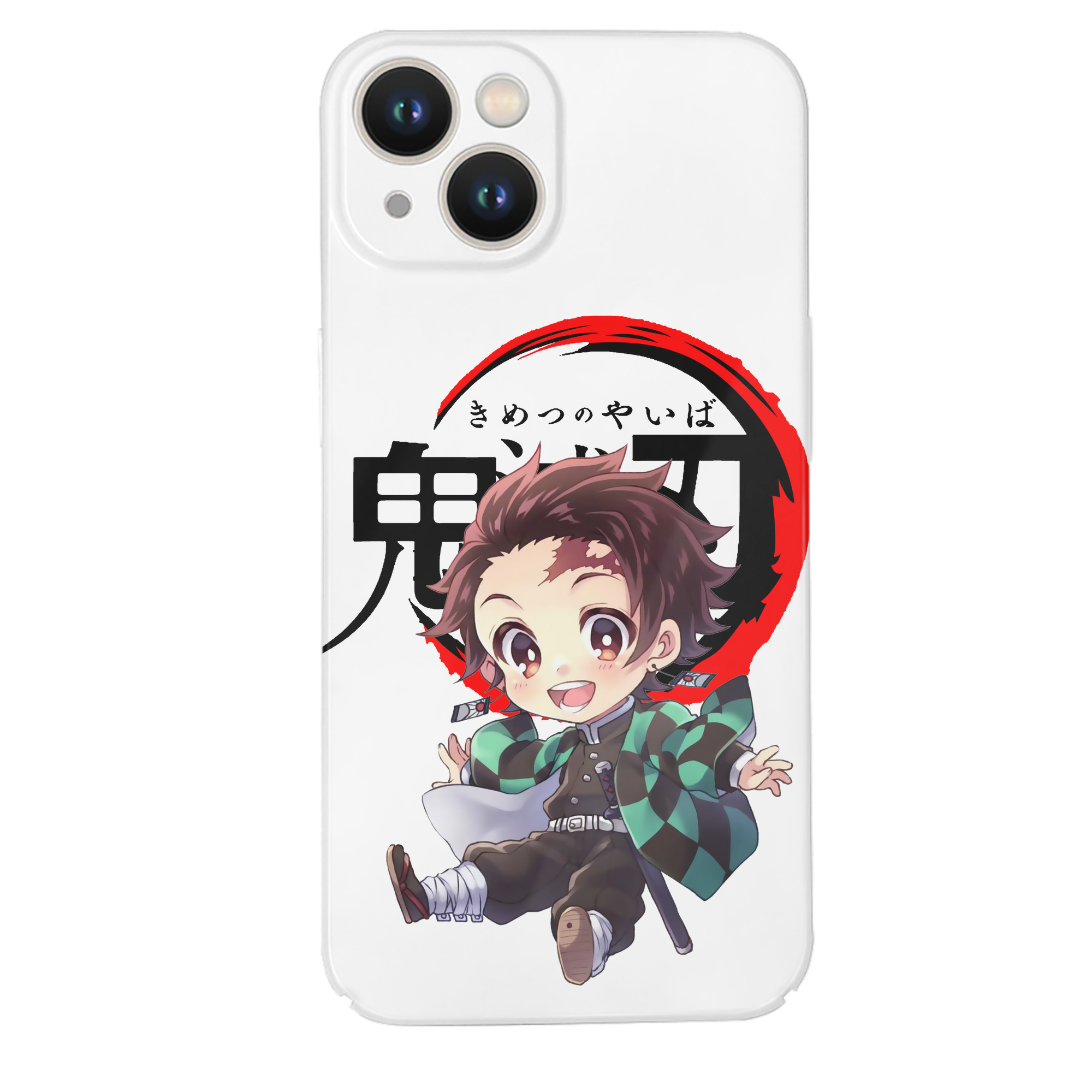 （画像用） 鬼滅の刃 竈門 炭治郎／かまど たんじろう Kamado Tanjirou 【iPhone 14シリーズ対応】ハードケース