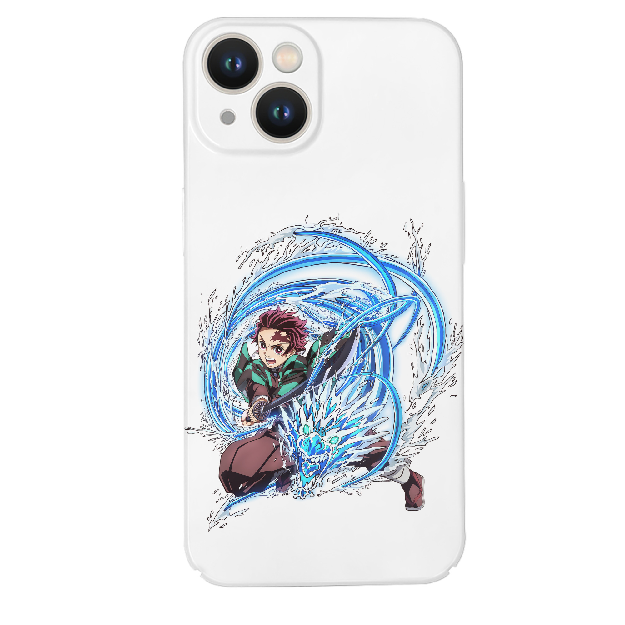 （画像用） 鬼滅の刃 竈門 炭治郎／かまど たんじろう Kamado Tanjirou 【iPhone 14シリーズ対応】ハードケース