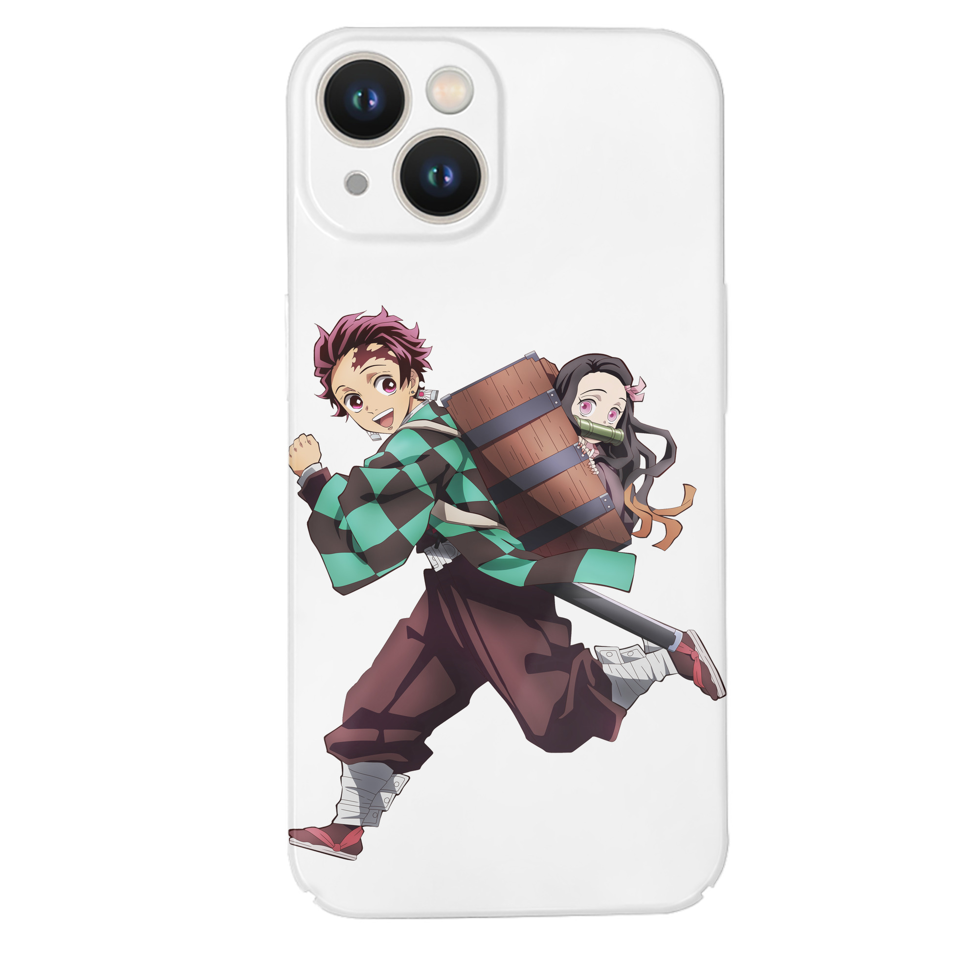 （画像用） 鬼滅の刃 竈門 炭治郎／かまど たんじろう Kamado Tanjirou 【iPhone 14シリーズ対応】ハードケース