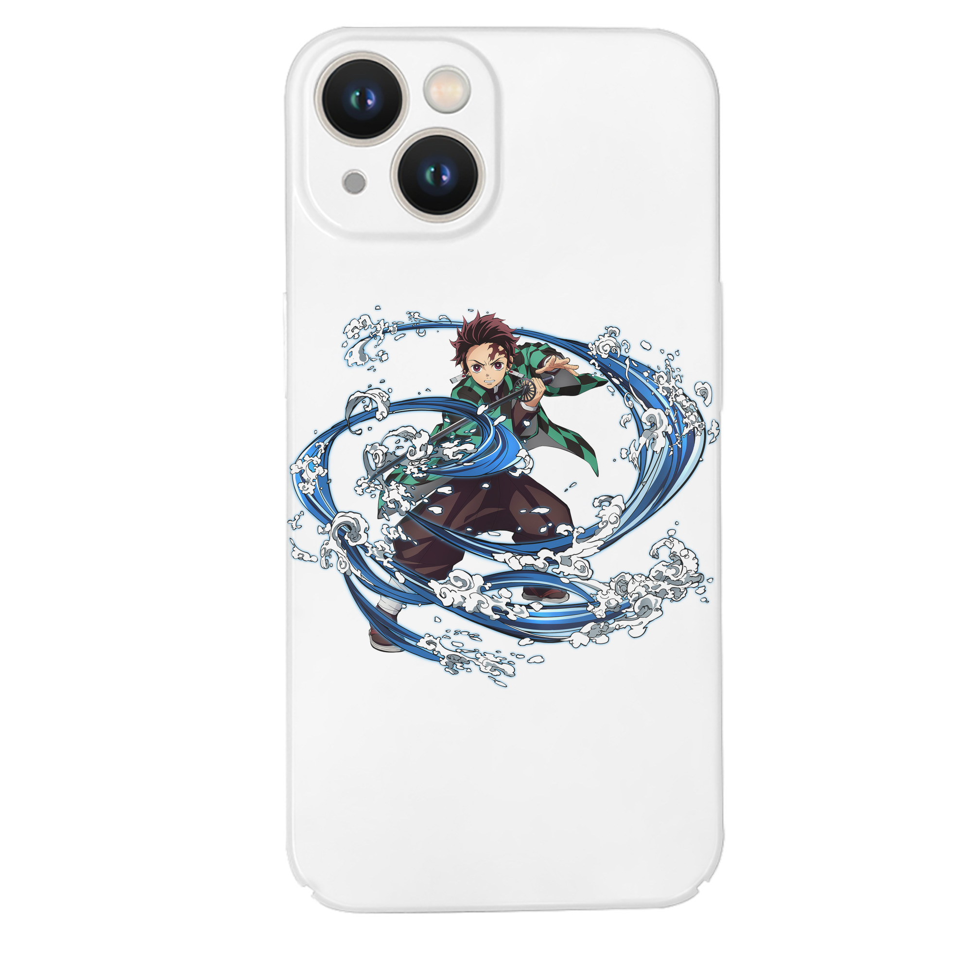 （画像用） 鬼滅の刃 竈門 炭治郎／かまど たんじろう Kamado Tanjirou 【iPhone 14シリーズ対応】ハードケース