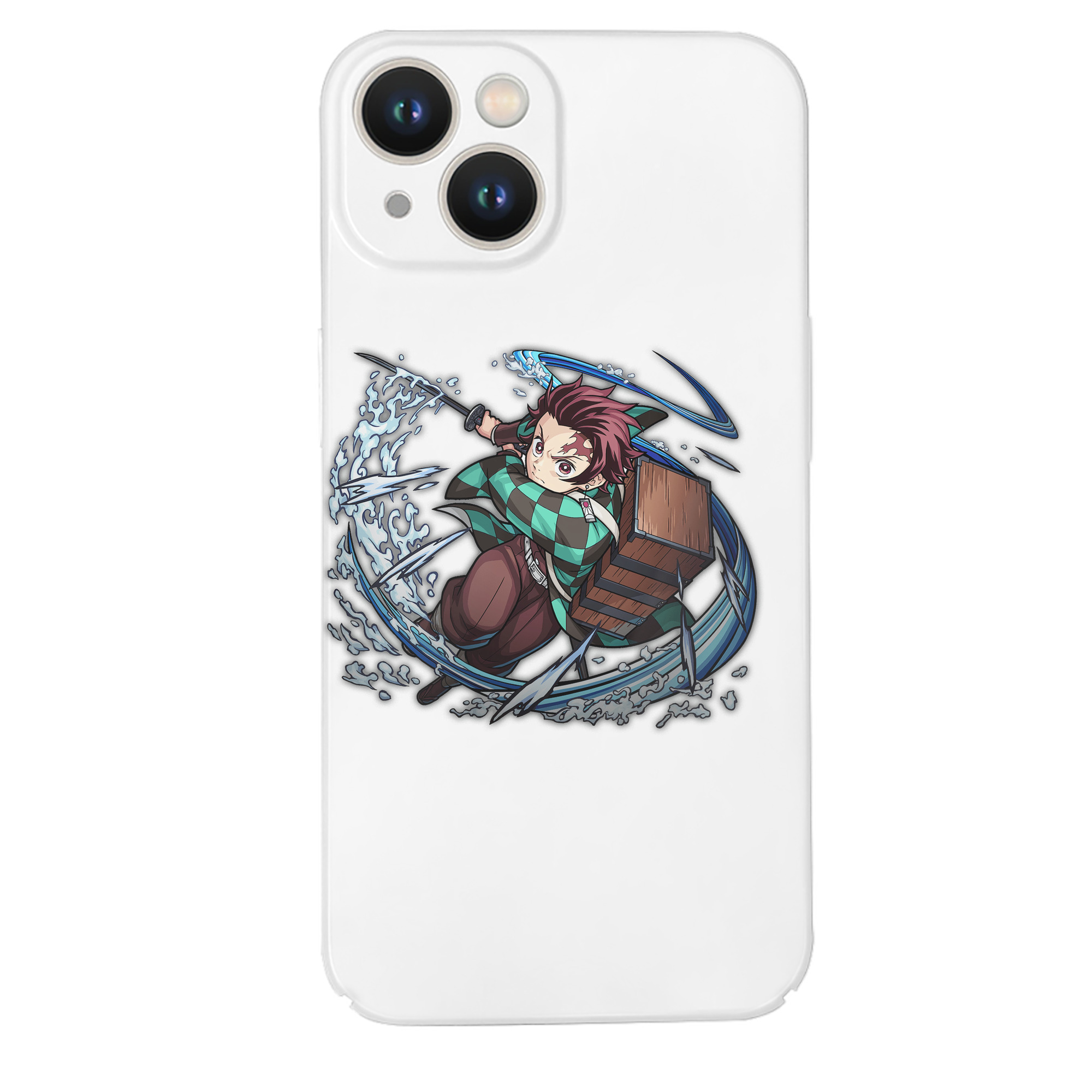 （画像用） 鬼滅の刃 竈門 炭治郎／かまど たんじろう Kamado Tanjirou 【iPhone 14シリーズ対応】ハードケース