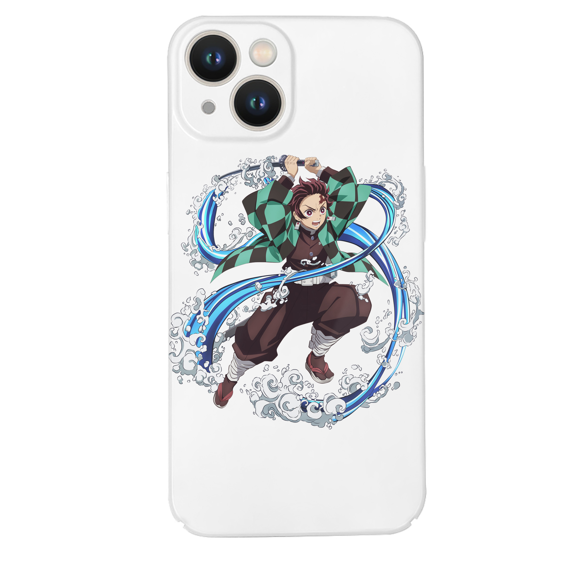 （画像用） 鬼滅の刃 竈門 炭治郎／かまど たんじろう Kamado Tanjirou 【iPhone 14シリーズ対応】ハードケース