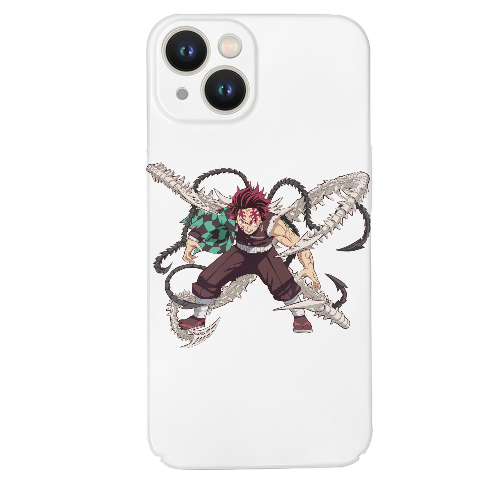 （画像用） 鬼滅の刃 竈門 炭治郎／かまど たんじろう Kamado Tanjirou 【iPhone 14シリーズ対応】ハードケース